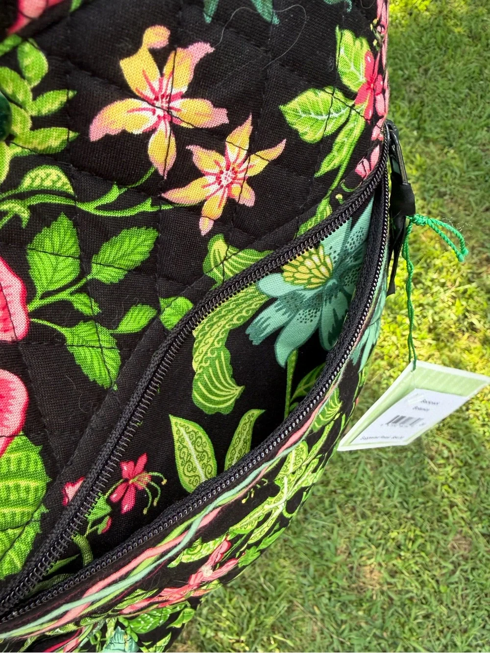 Vera Bradley Botanica Lola Backpack 2007 Vintage Floral NWT